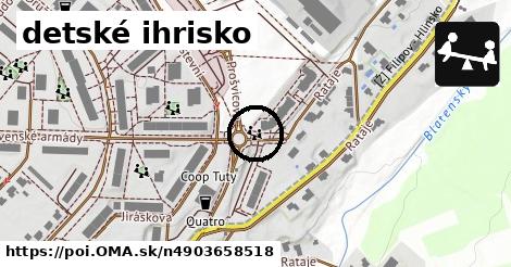 detské ihrisko