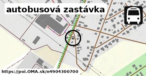 autobusová zastávka