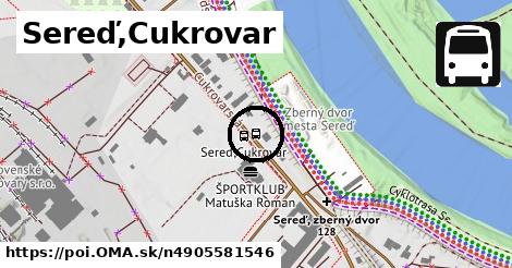 Sereď,Cukrovar