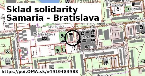 Sklad solidarity Samaria - Bratislava