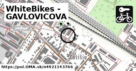 WhiteBikes - GAVLOVICOVA