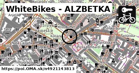 WhiteBikes - ALZBETKA