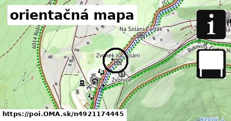 orientačná mapa