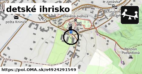 detské ihrisko