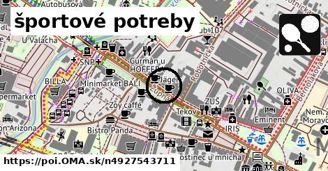 športové potreby