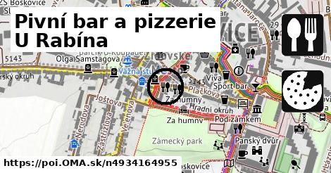 Pivní bar a pizzerie U Rabína