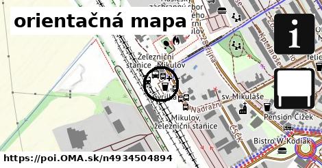 orientačná mapa