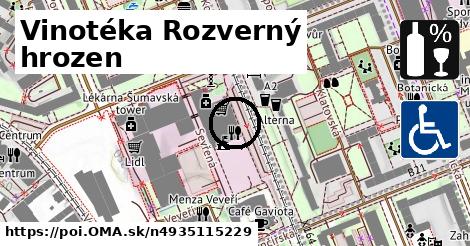 Vinotéka Rozverný hrozen