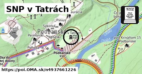 SNP v Tatrách