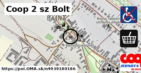 Coop 2 sz Bolt