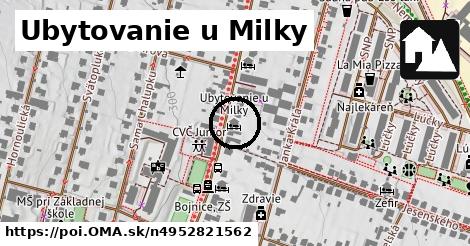 Ubytovanie u Milky