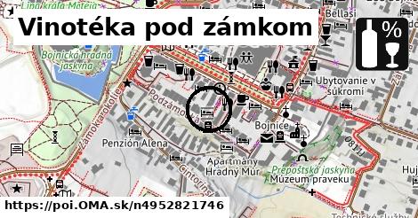 Vinotéka pod zámkom