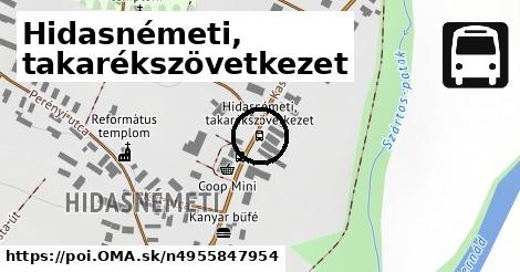 Hidasnémeti, takarékszövetkezet