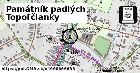 Památník padlých Topoľčianky