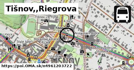 Tišnov,,Riegrova