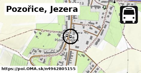 Pozořice, Jezera