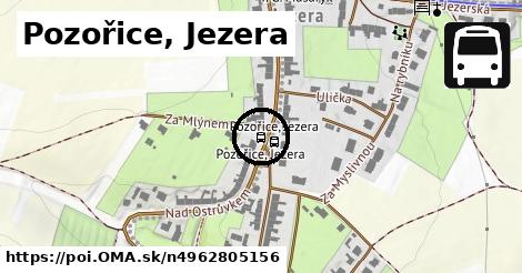 Pozořice, Jezera