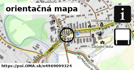 orientačná mapa