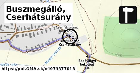 Buszmegálló, Cserhátsurány