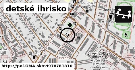 detské ihrisko