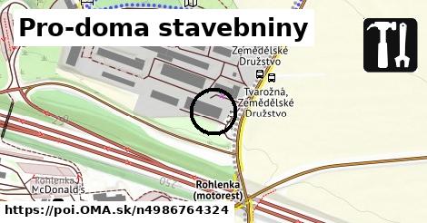 Pro-doma stavebniny