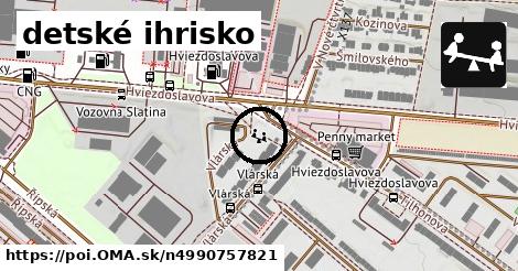 detské ihrisko