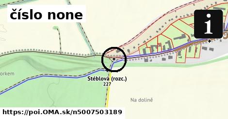 číslo none