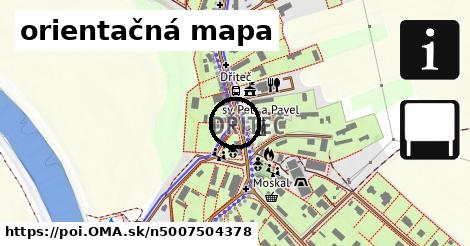 orientačná mapa