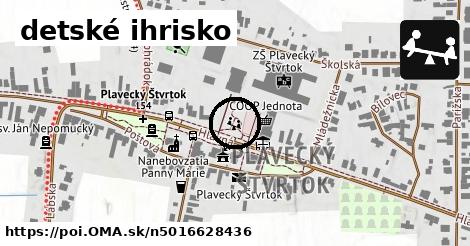 detské ihrisko