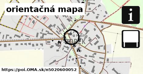 orientačná mapa