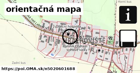 orientačná mapa