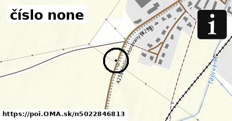 číslo none