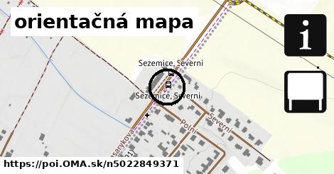 orientačná mapa