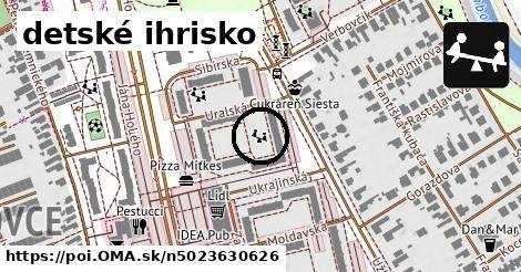 detské ihrisko