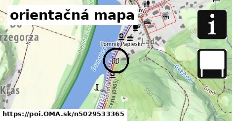 orientačná mapa