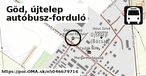 Göd, újtelep autóbusz-forduló