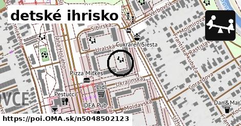 detské ihrisko