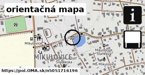 orientačná mapa