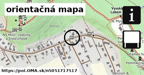 orientačná mapa