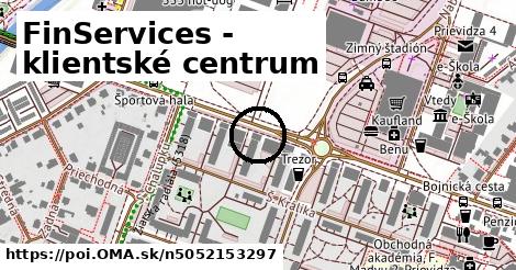 FinServices - klientské centrum