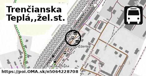 Trenčianska Teplá,,žel.st.