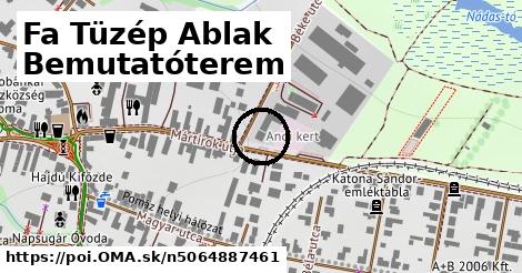 Fa Tüzép Ablak Bemutatóterem