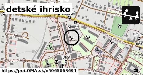 detské ihrisko