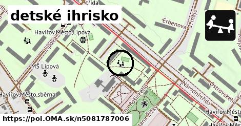 detské ihrisko