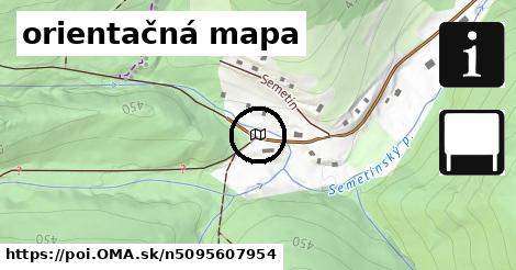 orientačná mapa