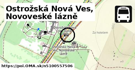 Ostrožská Nová Ves, Novoveské lázně