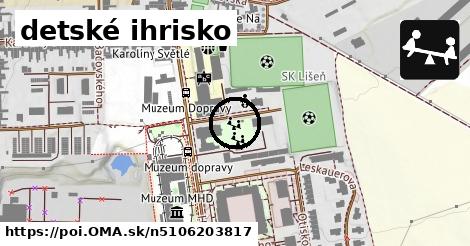 detské ihrisko