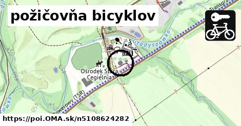 požičovňa bicyklov