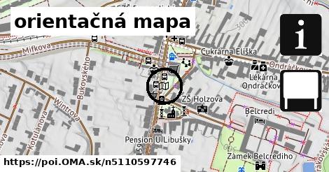 orientačná mapa