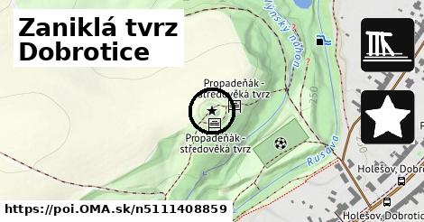 Zaniklá tvrz Dobrotice